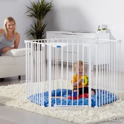 Лот: 13566867. Фото: 1. Манеж Lindam Playpen Metal. Манежи