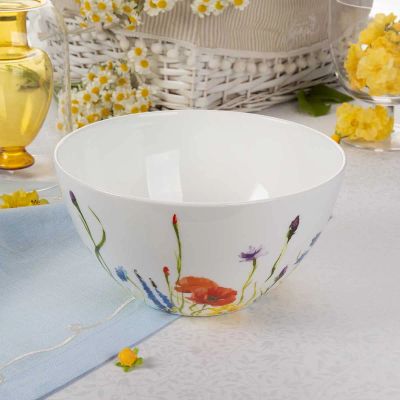 Лот: 24933652. Фото: 1. Салатник Zapel Fleurs des champs... Тарелки, блюда, салатники