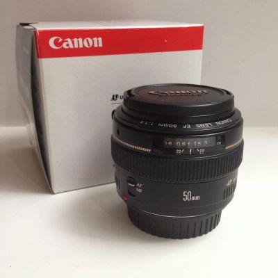 Лот: 4339975. Фото: 1. Canon EF 50mm f/1.4 USM - НОВЫЙ... Объективы