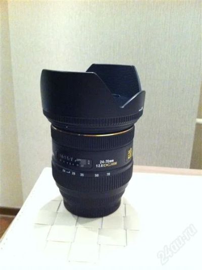 Лот: 2363844. Фото: 1. Sigma AF 24-70mm F2.8 IF EX DG... Объективы