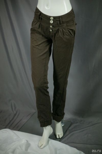 Лот: 18559772. Фото: 1. Брюки коричневые. Женские. Брюки, джинсы, шорты