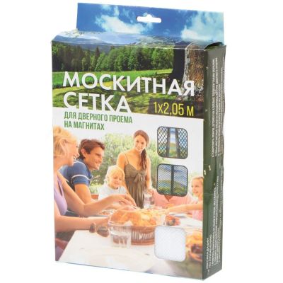 Лот: 24880937. Фото: 1. Сетка москитная для двери, 1х2... Средства от насекомых и грызунов