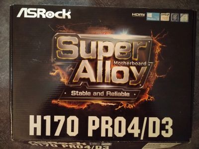 Лот: 15234933. Фото: 1. Материнская плата ASRock H170... Материнские платы