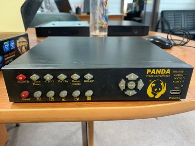 Лот: 16138458. Фото: 1. 4-канальный видеорегистратор Panda... Видеонаблюдение