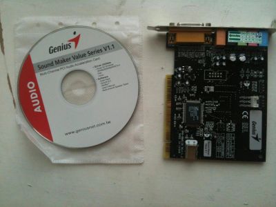 Лот: 3769681. Фото: 1. Звуковая карта Genius sound maker... Звуковые карты