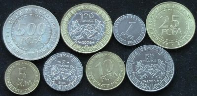 Лот: 6211567. Фото: 1. Центральная африка 8 монет 2006г... Африка
