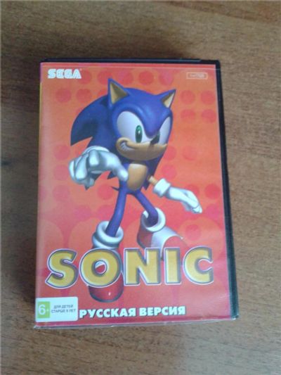 Лот: 7114596. Фото: 1. sonic катридж на sega. Игры для консолей