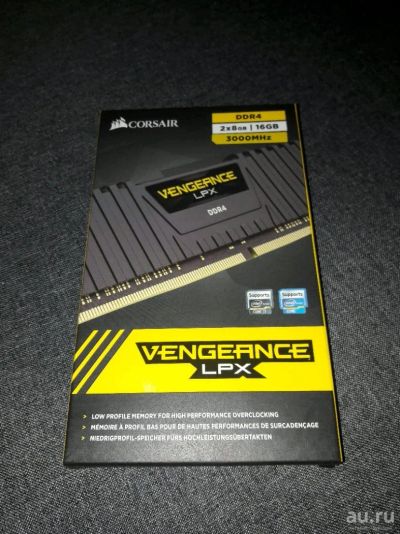 Лот: 14463464. Фото: 1. Corsair vengeance lpx ddr4. Оперативная память