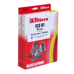 Лот: 13794628. Фото: 1. Мешки к пылесосу FILTERO FLS01... Пылесосы, паровые швабры
