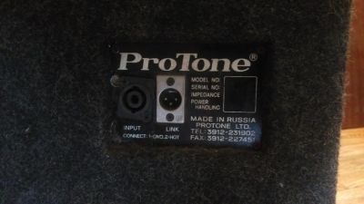 Лот: 9942414. Фото: 1. ProTone 2 1 колонка. Пассивные акустические системы
