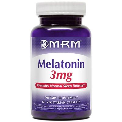 Лот: 10943915. Фото: 1. Melatonin 3 мг, 60 кап MRM (мелатонин... Спортивное питание, витамины