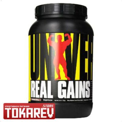 Лот: 6427352. Фото: 1. Гейнер Real Gains от Universal... Спортивное питание, витамины
