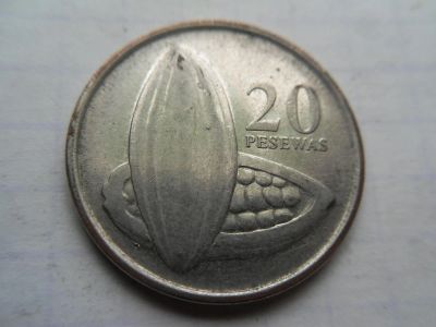 Лот: 7494179. Фото: 1. Гана 20 песев 2007. Африка
