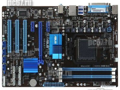 Лот: 1133952. Фото: 1. ASUS Socket-AM3+ M5A87. Материнские платы