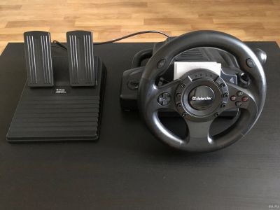 Лот: 15601063. Фото: 1. Игровой руль Defender Forsage... Рули, джойстики