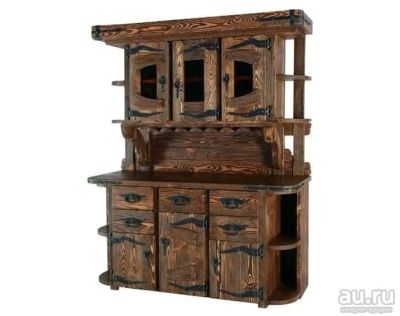 Лот: 13537859. Фото: 1. Буфет из массива лиственницы. Шкафчики и стеллажи