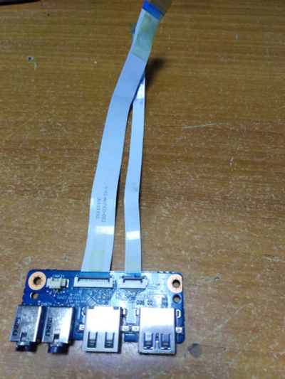 Лот: 21220207. Фото: 1. Плата 6-71-w6508-d05 с USB и Audio... Платы расширения, контроллеры, доп. порты