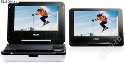 Лот: 404127. Фото: 1. Портативный DVD плеер Philips... Плееры