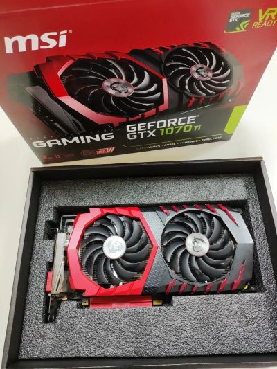Лот: 19638145. Фото: 1. GeForce GTX 1070 Ti MSI Gaming. Видеокарты
