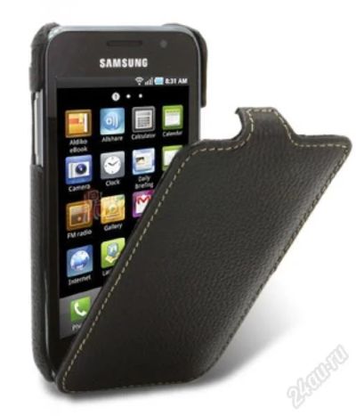 Лот: 1096040. Фото: 1. Чехол-книжка Samsung i9000/ i9001. Чехлы, бамперы