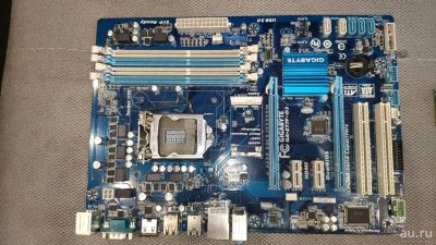 Лот: 13323294. Фото: 1. Материнская плата Gigabyte ga-z77p-d3... Материнские платы