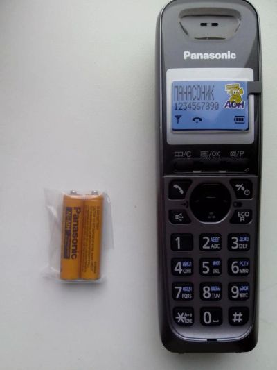 Лот: 7955428. Фото: 1. Беспроводной телефон Panasonic... DECT и радиотелефоны