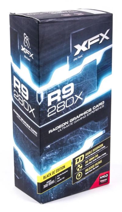 Лот: 4558581. Фото: 1. Новая XFX Radeon R9 280X Black... Видеокарты