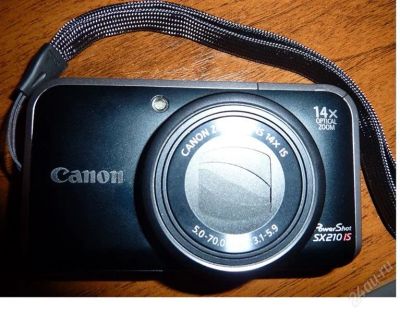 Лот: 1242119. Фото: 1. Фотоапарат Power shot SX210 IS. Цифровые компактные