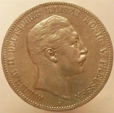 Лот: 1742857. Фото: 1. 5 марок 1900 г., Пруссия Германия... Германия и Австрия
