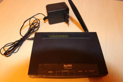 Лот: 6835368. Фото: 1. Роутер WiFi ADSL ZyXEL P660HTW2. Маршрутизаторы (роутеры)