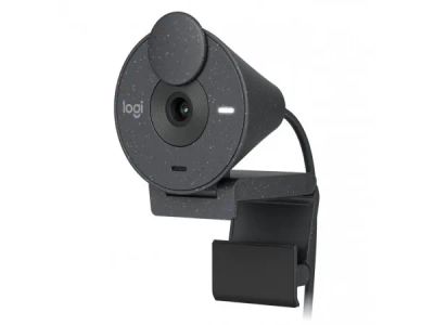 Лот: 21375126. Фото: 1. Веб-камера Logitech Brio 300 Graphite. Веб-камеры