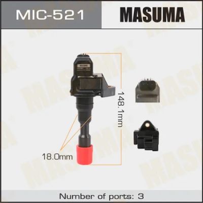 Лот: 18607354. Фото: 1. Катушка зажигания masuma insight... Электрооборудование