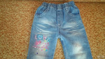Лот: 9579677. Фото: 1. Джинсы на девочку. 2-3 года. Брюки, шорты, джинсы