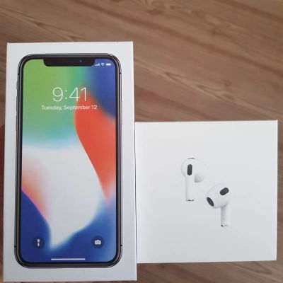 Лот: 19827976. Фото: 1. iPhone X идеал Airpods. Смартфоны