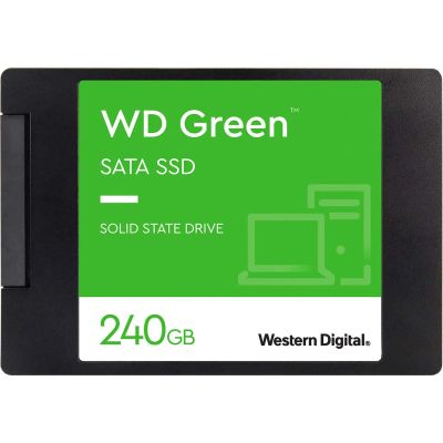 Лот: 24783644. Фото: 1. SSD накопитель WD Green 240GB... SSD-накопители