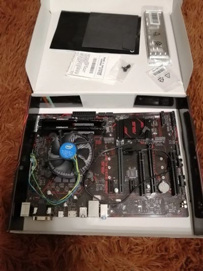 Лот: 13508472. Фото: 1. asus prime b250-plus + intel G4400... Комплекты запчастей