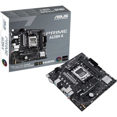 Лот: 24989520. Фото: 1. Материнская плата ASUS Prime A620M-K... Материнские платы