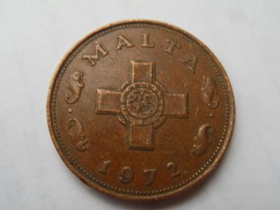 Лот: 5369330. Фото: 1. Мальта 1 цент, 1972 (1). Европа