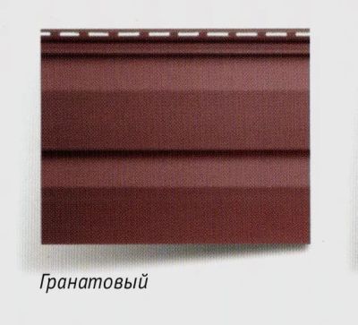 Лот: 9897777. Фото: 1. Панель виниловая (Цвет: Гранатовый... Фасадные материалы, сайдинг