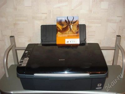 Лот: 625337. Фото: 1. Цветной принтер+сканер+копир EPSON... Струйные принтеры