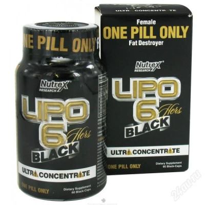 Лот: 2884710. Фото: 1. Жиросжигатель Nutrex Lipo-6 Black... Спортивное питание, витамины