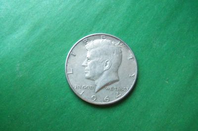 Лот: 16963761. Фото: 1. США полдоллара 50 центов 1964... Америка