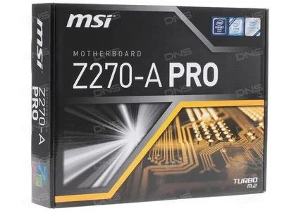 Лот: 11122897. Фото: 1. Материнская плата MSI Z270-A Pro... Материнские платы