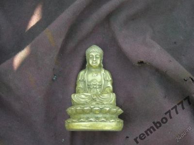 Лот: 5817707. Фото: 1. будда.бронза.5 см.камбоджа.фен-шуй. Скульптуры