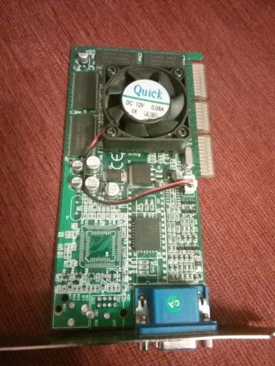 Лот: 11404924. Фото: 1. Видеокарта geforce2 mx-200 32mb. Видеокарты