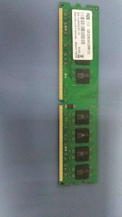 Лот: 14855272. Фото: 1. Оперативная память Foxline 1GB... Оперативная память
