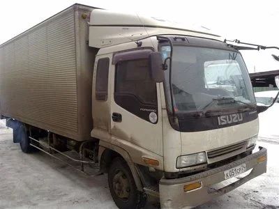 Лот: 818682. Фото: 1. Isuzu Forward, фургон. Грузовики, автобусы, спецтехника