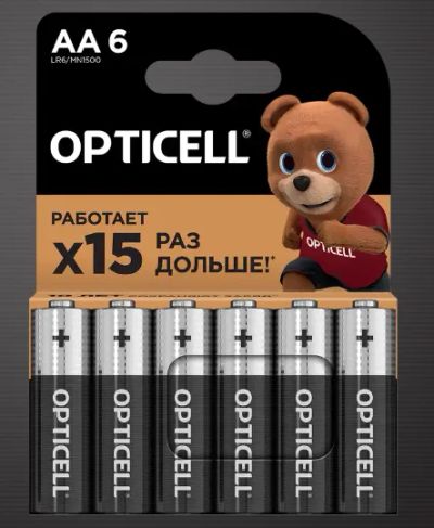 Лот: 23538091. Фото: 1. Батарейка Opticell Basic АAA мизинчиковая... Батарейки, аккумуляторы, элементы питания