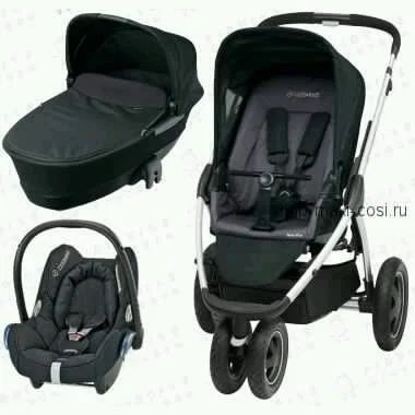 Лот: 9381122. Фото: 1. Коляска Maxi cosi Mura 3 3в1. Коляски