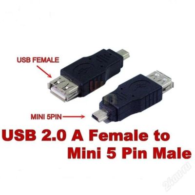 Лот: 1854535. Фото: 1. Переходник mini USB (штекер) -... Аксессуары для автозвука